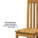 Ver imagem 6 de Kit 2 Cadeiras 100% Madeira Maciça Lille Espresso Móveis