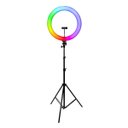 Ver imagem 4 de Ring Light de 12 Polegadas Rgb com Tripé Ajustável 1,6m