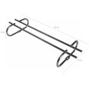 Ver imagem 2 de 2 Suportes Taças Cromado Decoração Adega Bar Vinho 25cm