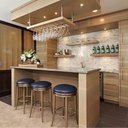 Ver mais imagens de 2 Suportes Taças Cromado Decoração Adega Bar Vinho 25cm