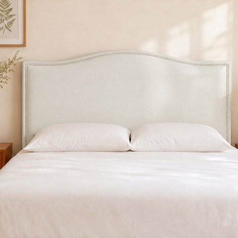 Cabeceira Lisa para Cama Box Casal 148cm Diesis Facto Off White - Sallar Home