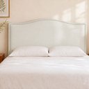 Ver imagem 1 de Cabeceira Lisa para Cama Box Casal 148cm Diesis Facto Off White - Sallar Home