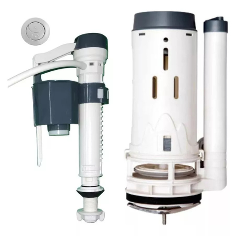 Kit Reparo Caixa Monobloco Acionamento Duplo Completo 24cm