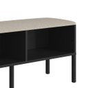 Ver imagem 6 de Sapateira Banco Estofada 93cm Pé Madeira Oslo Nero