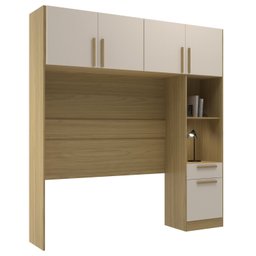 Módulo Ponte Aéreo com Modulo 5 Portas 1 Gaveta- San Raphael - 3 Módulo Ponte Aéreo com Modulo 5 Portas 1 Gaveta- San Raphael - 3