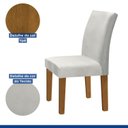 Ver imagem 5 de Kit 2 Cadeiras Estofadas Espanha Espresso Móveis