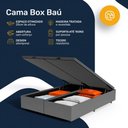 Ver imagem 7 de Cama Box Baú + Colchão Gazin de Espuma D60 Double Face Force Plus Queen 158 cm