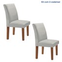 Ver imagem 2 de Kit 2 Cadeiras Estofadas Espanha Espresso Móveis
