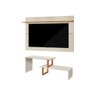 Home para TV Vigo com 3 Portas Off White Nature - 1