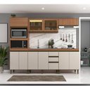 Ver imagem 2 de Cozinha Completa 5 Peças 10 Portas com Torre Quente e Vidro Reflecta Cecília