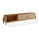 Ver imagem 2 de Rack Aparador 2 Portas Rattan Natural - Cl232