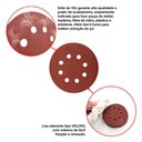 Ver imagem 4 de Kit 50 Discos de Lixa Velcro 125mm 4.1/2” Grão 150