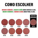 Ver imagem 2 de Kit 50 Discos de Lixa Velcro 125mm 4.1/2” Grão 150