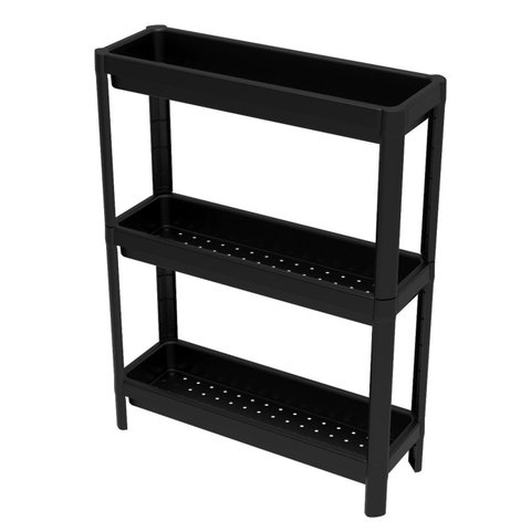 Estante Organizadora Geo Linear 3 Prateleiras Preto