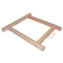 Ver imagem 2 de Cavalete de Madeira Maciça Bruto Retangular