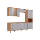 Ver imagem 2 de Kit Modulado 5 Peças Elena CZ552 Cinamomo/Platina MGM