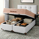 Ver imagem 5 de Cama Box Bau + Colchão Casal Ortobom Molas Ensacadas Airtech + Cabeceira Estofada