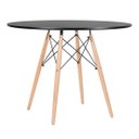 Ver imagem 2 de Mesa redonda Eames 100 cm + 6 cadeiras Eiffel DSW