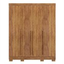 Ver imagem 2 de Guarda Roupa Roupeiro de Casal com 4 Portas 3 Gavetas Cedro