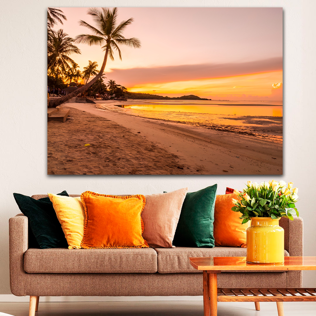 Quadro Praia Tropical - 4