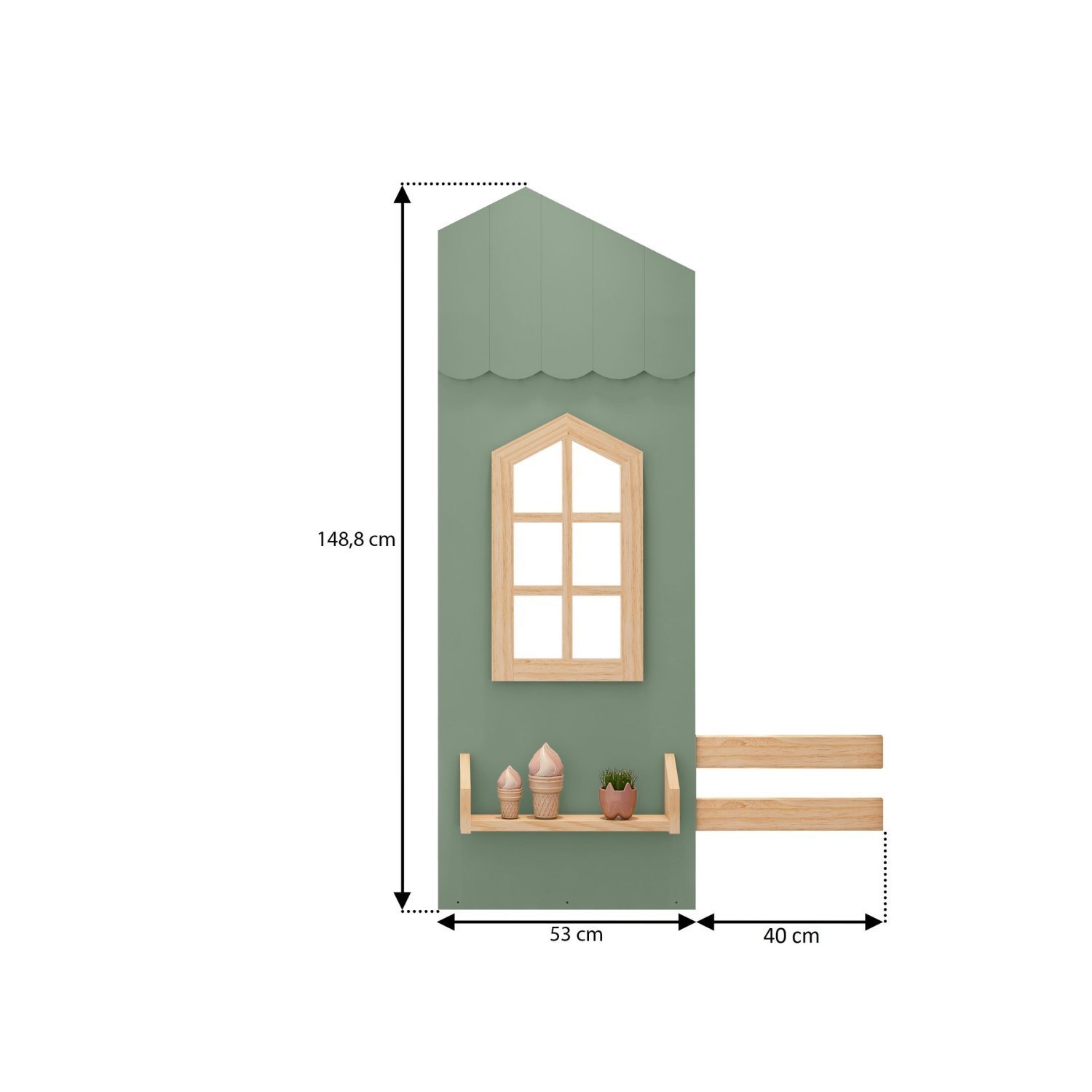 Painel Janela para Cama Infantil Prime House Casatema - 2