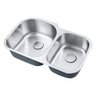 Cuba De Cozinha Aço Inox 1mm Escovado C204 86,1x52x22,9 Cm Aço Escovado - 2