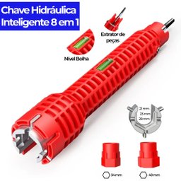 Chave Torneira Multifuncional Hidráulica 8x1 para Torneiras - 2