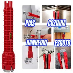 Chave Torneira Multifuncional Hidráulica 8x1 para Torneiras - 4