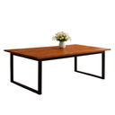 Ver imagem 5 de Mesa de Reunião Escritório Escrivaninha Industrial Tampo 190cm Base Ferro