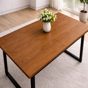 Ver imagem 3 de Mesa de Reunião Escritório Escrivaninha Industrial Tampo 190cm Base Ferro