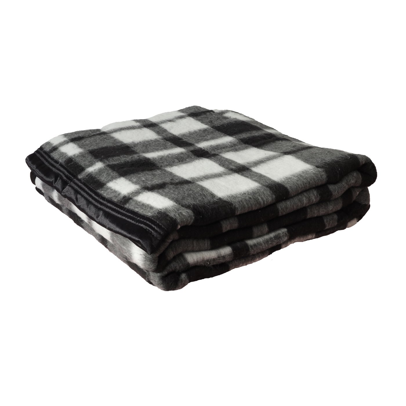 Cobertor Casal Boa Noite Xadrez 1,80 x 2,20 Mt Guaratingueta cor: preto - 1