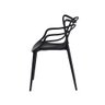 Conjunto 4 Cadeiras Allegra Preto em Polipropileno - 3