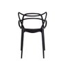 Conjunto 4 Cadeiras Allegra Preto em Polipropileno - 5