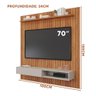Painel Ripado para Tv até 70 Polegadas Cinamomo Off White Caravelas 1.8 Permóbili - 4