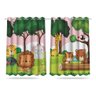 Cortina Infantil Safari Baby Rosa 2,60x1,50 Tecido - 1