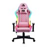 Cadeira Gamer Fox Racer Rgb com Iluminação Led Rosa Logo Preta - Ut-c1583l - 1
