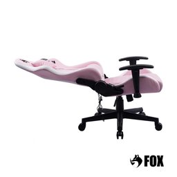 Cadeira Gamer Fox Racer Rgb com Iluminação Led Rosa Logo Preta - Ut-c1583l - 2