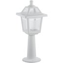 Ver imagem 1 de Luminária de Chão 18x45cm Poste Balizador Branco Colonial Ja