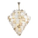 Ver imagem 4 de Lustre Pendente Nordecor Musche 2905 Ouro Brilho E14 Bivolt