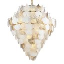 Ver imagem 1 de Lustre Pendente Nordecor Musche 2905 Ouro Brilho E14 Bivolt