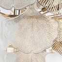 Ver imagem 3 de Lustre Pendente Nordecor Musche 2905 Ouro Brilho E14 Bivolt