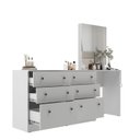 Ver imagem 4 de Cômoda Penteadeira 6 Gavetas e Espelho Maite Yescasa