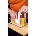 Ver imagem 3 de Cortador Ralador de Queijo Presunto 4 em 1 Manual Fatiador Lamina Inox Porte Hermetico Armazenamento