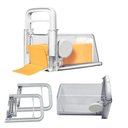 Ver imagem 1 de Cortador Ralador de Queijo Presunto 4 em 1 Manual Fatiador Lamina Inox Porte Hermetico Armazenamento