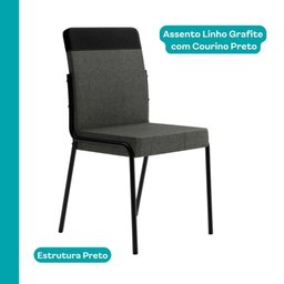 Conjunto Sala de Jantar 4 Cadeiras Seattle Carraro Nogal - 6