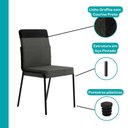 Ver imagem 7 de Conjunto Sala de Jantar 4 Cadeiras Seattle Carraro Nogal