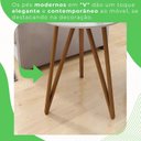 Ver imagem 5 de Mesa Lateral para Sala de Estar Corinto 100% MDF 60 cm Branco