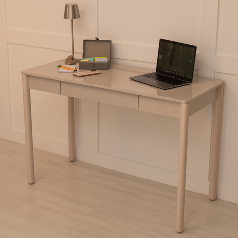 Escrivaninha Trento Multifuncional 114cm de Comprimento Off White