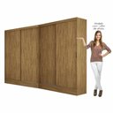 Ver imagem 3 de Closet Casal Duplo Belém 4 Portas 4 Gavetas Carioca Móveis