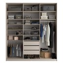 Ver imagem 4 de Closet Casal 100% MDF BP 208,5cm 3 Gavetas Sion